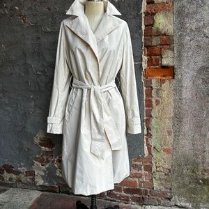 Pink Tartan Canada Bubble Hem Trench Coat